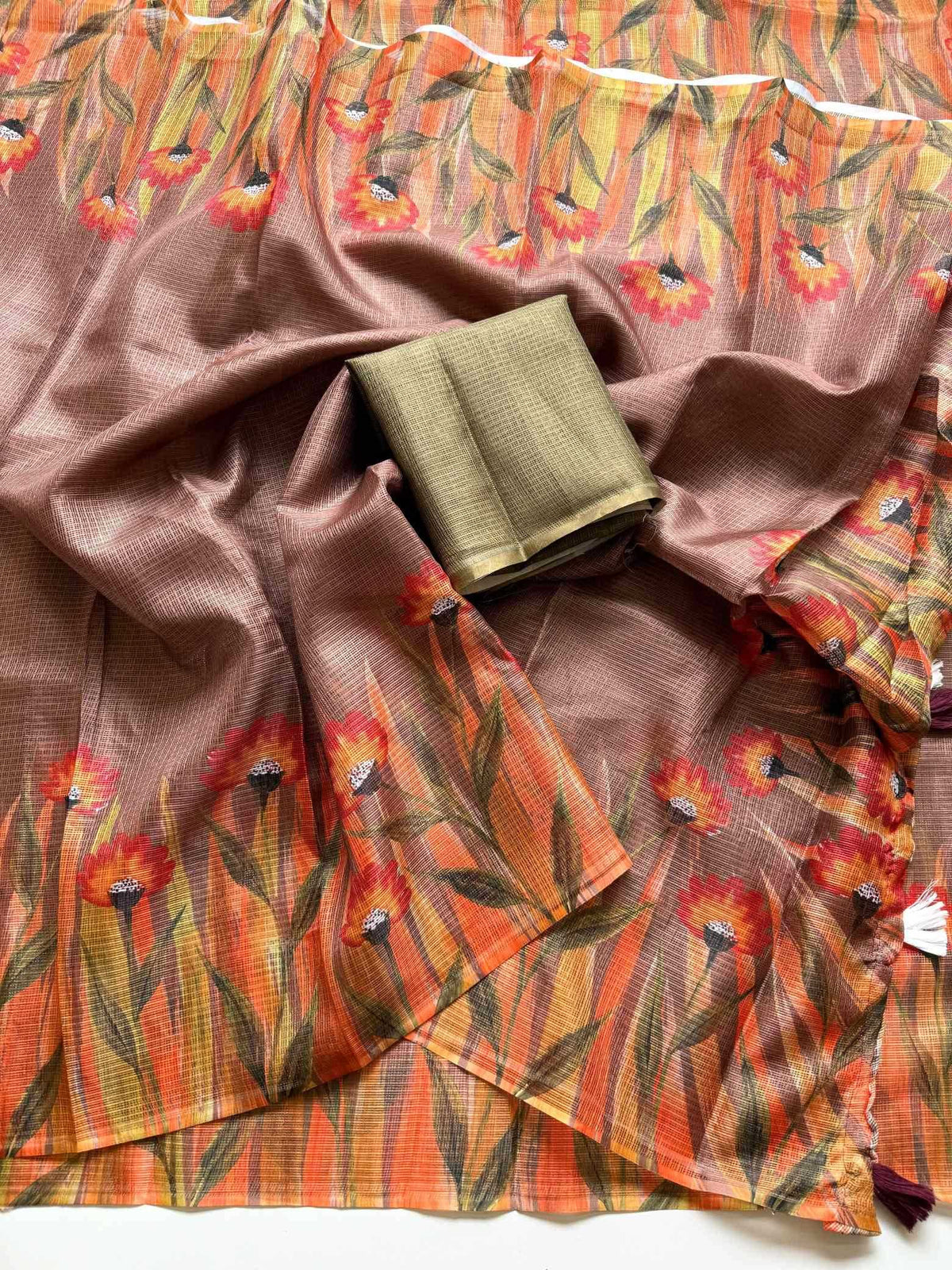 Brinda Kota Checks Designer Saree