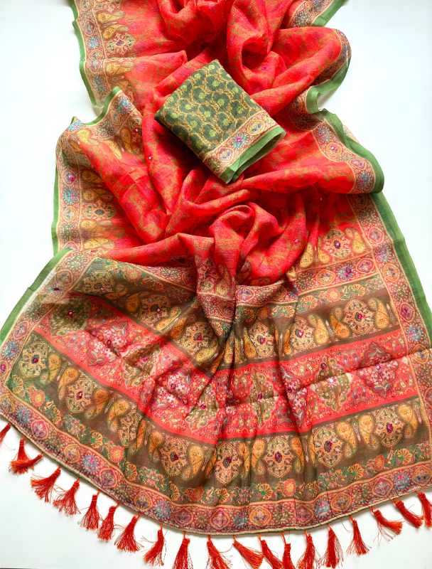 Soft Cotton Printed Saree