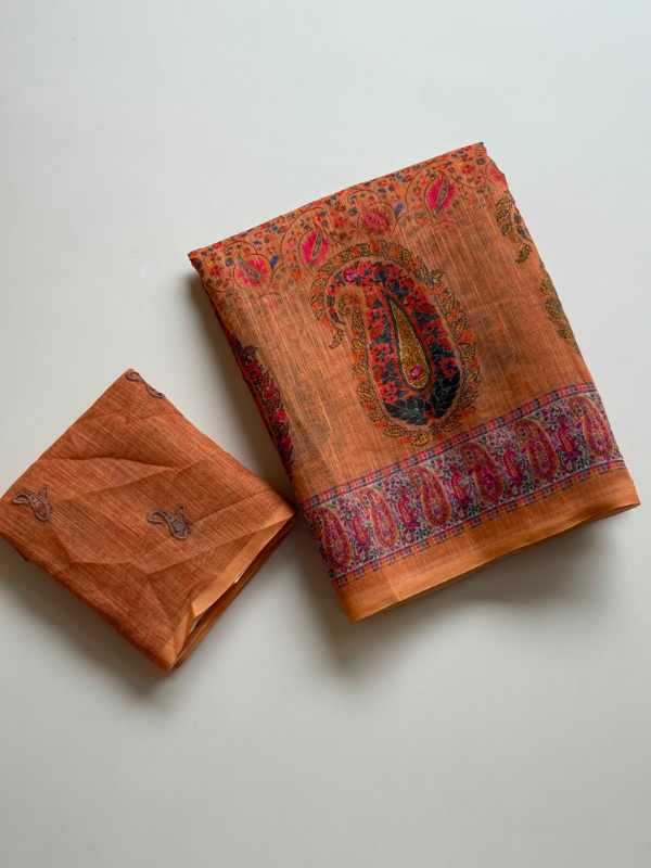 Soft Cotton Printed Saree