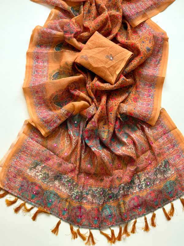 Soft Cotton Printed Saree