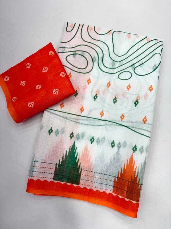 Soft Cotton Designer Saree