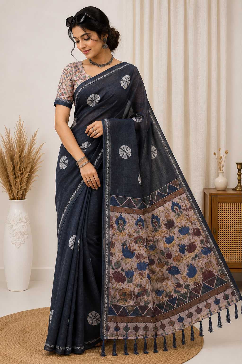 Soft Cotton Fancy Saree