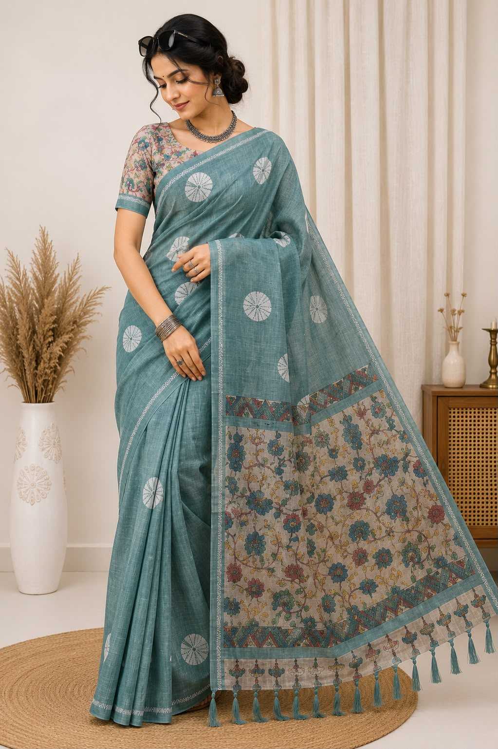 Soft Cotton Fancy Saree