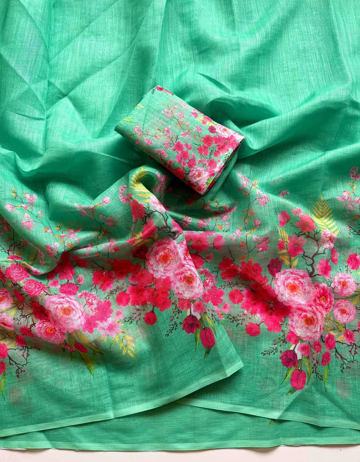 Devika Chinon Designer Saree