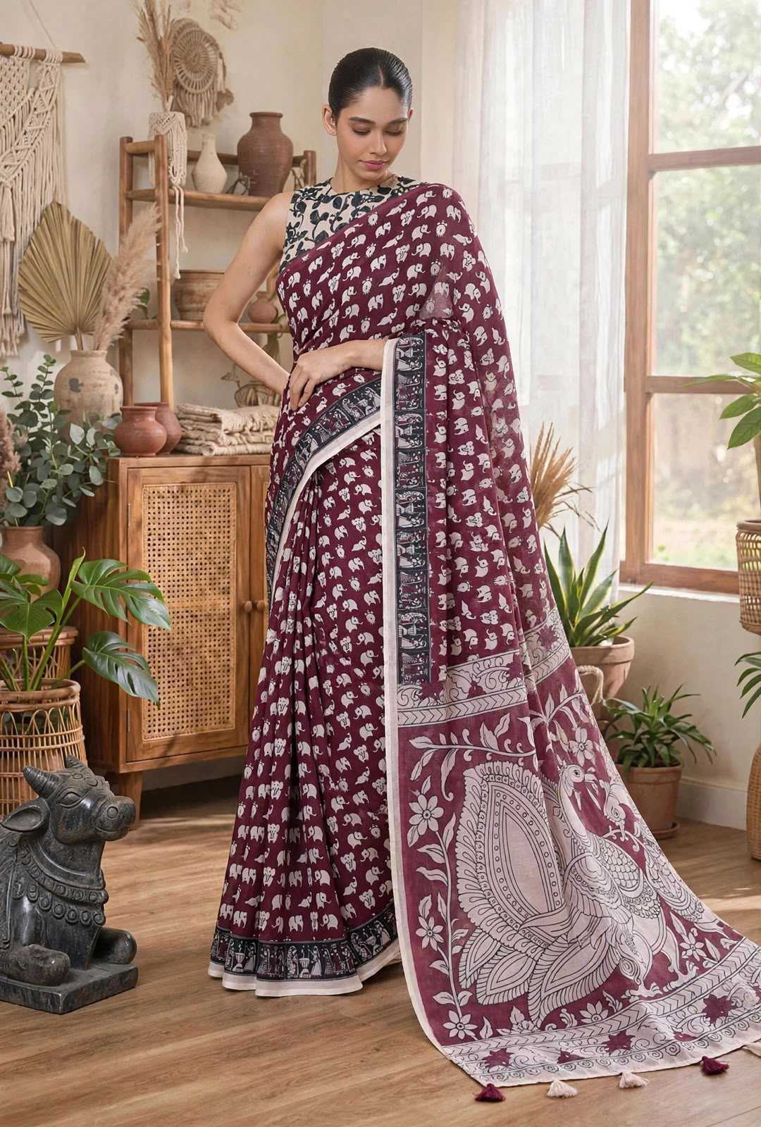 Diya Soft Cotton Designer Saree