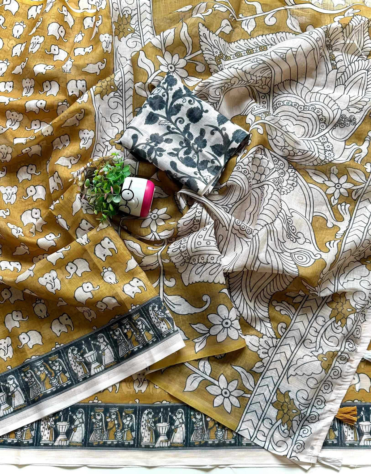 Diya Soft Cotton Designer Saree
