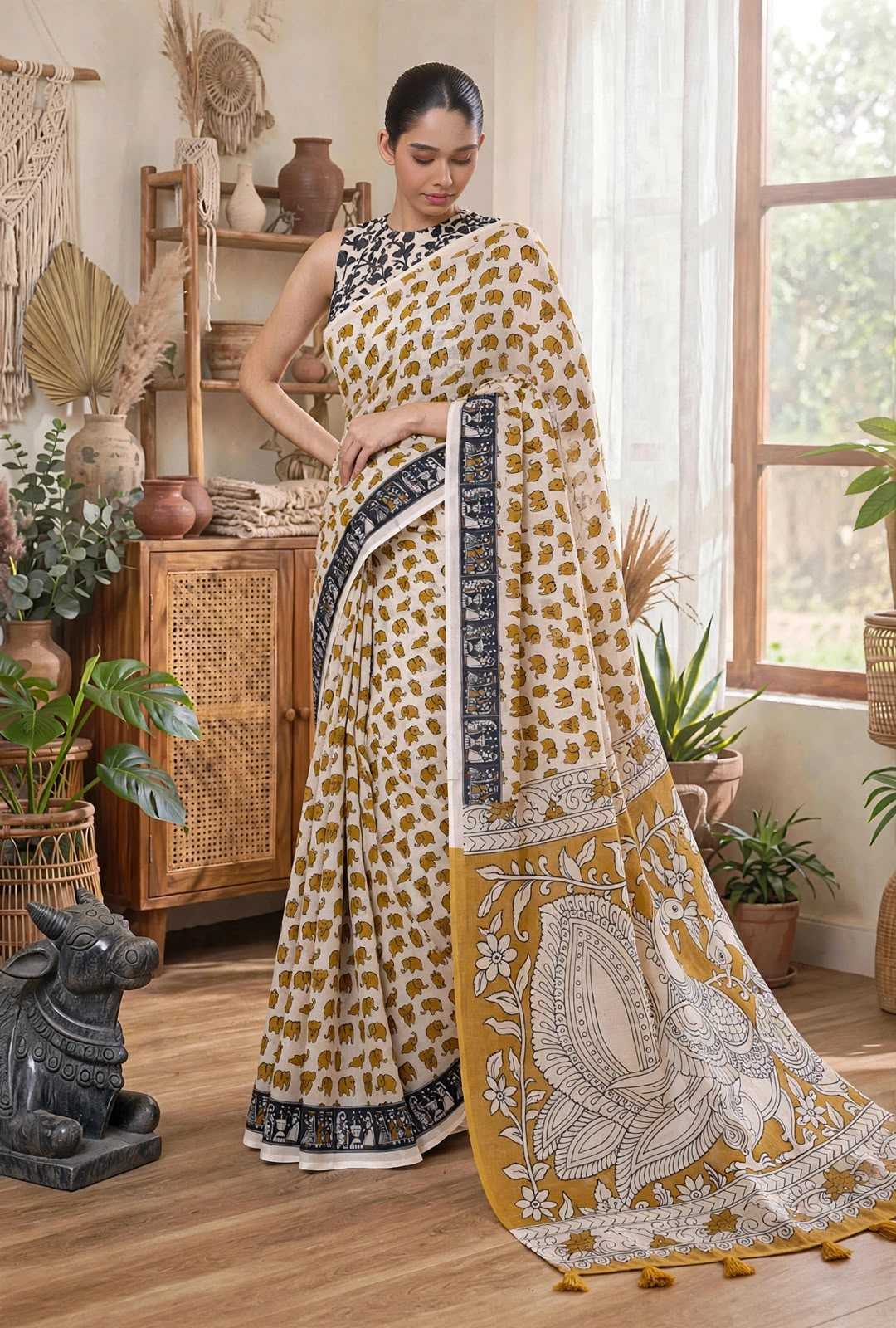 Diya Soft Cotton Designer Saree
