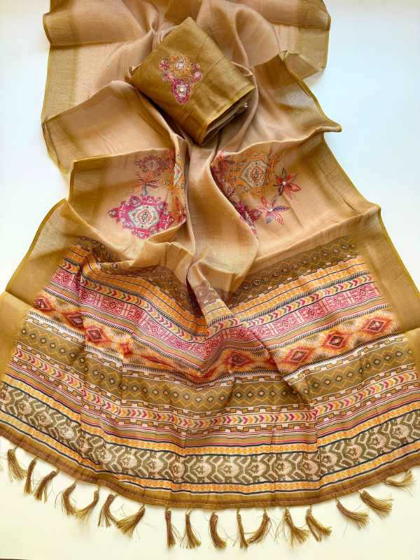 Shimmer Silk Fancy Saree