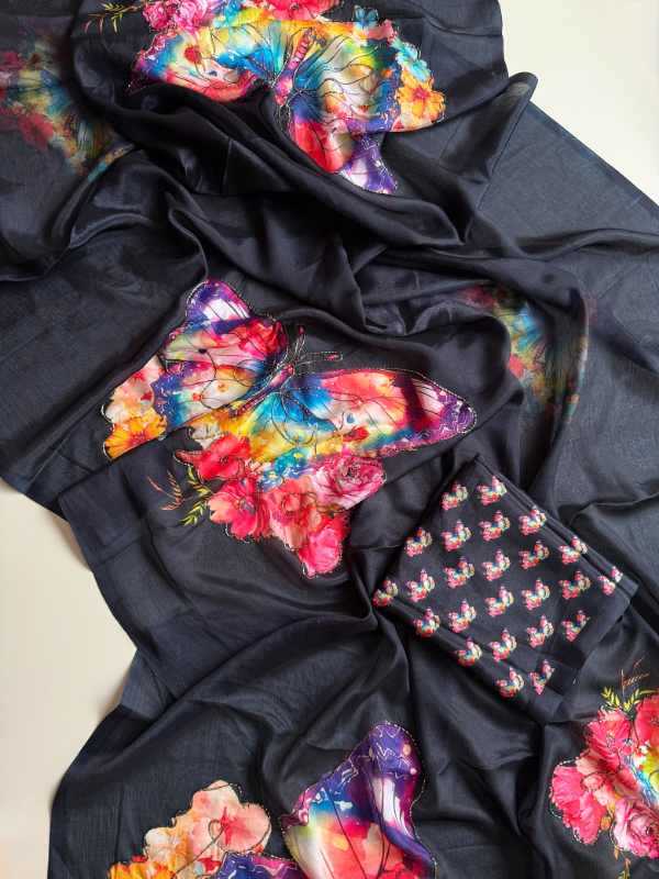 Chinon Party Wear Saree