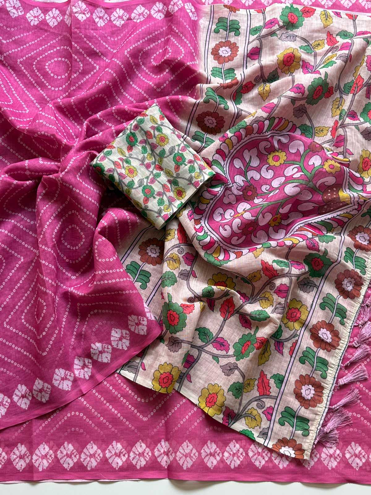 Kimaya Linen Designer Saree