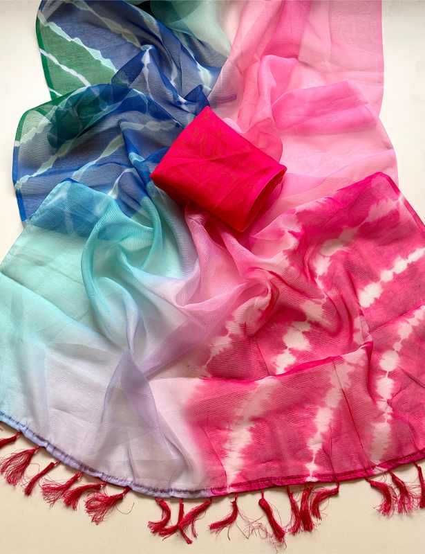 Bandhani Bandhej Saree