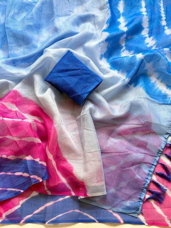 Bandhani Bandhej Saree