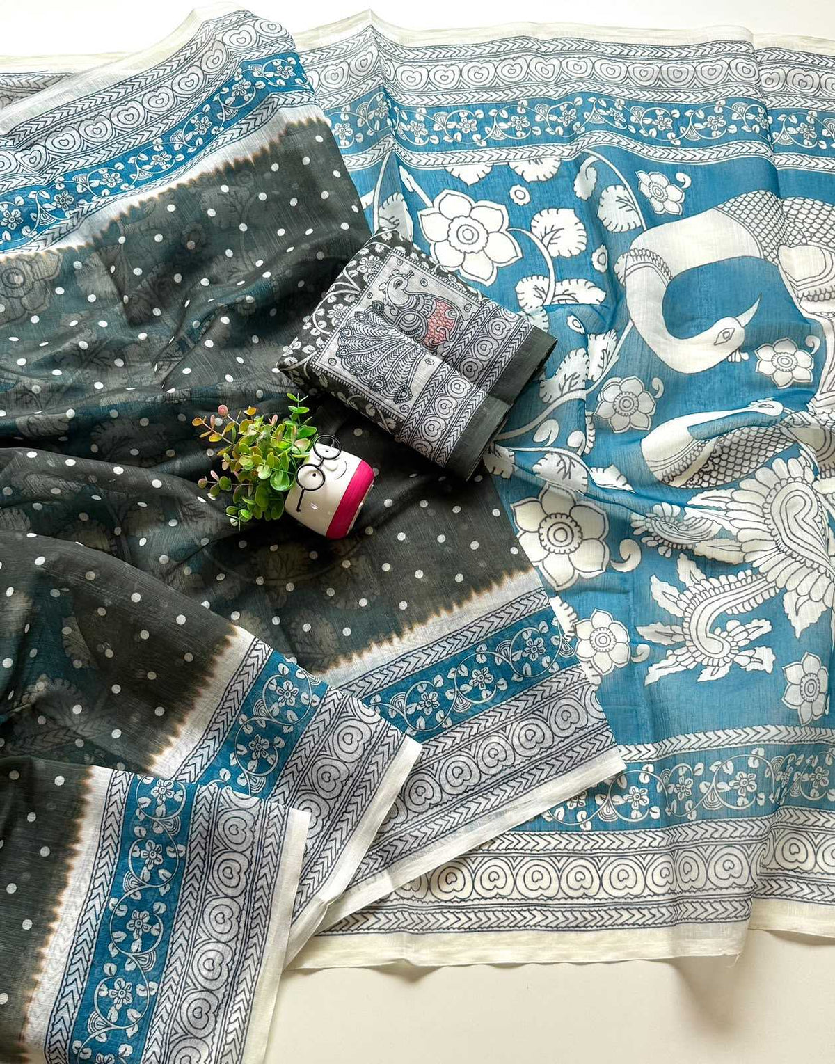 Soft Cotton Printed Saree