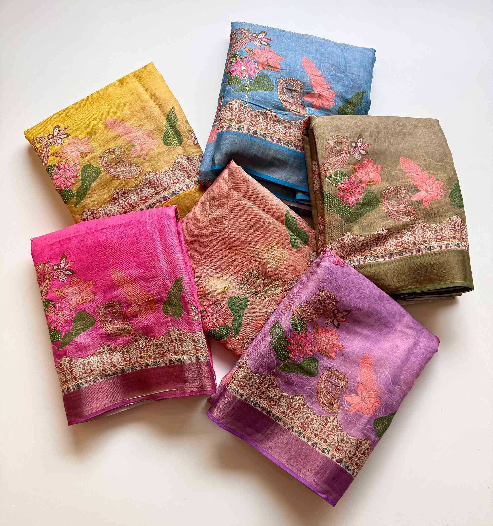 Shimmer Silk Designer Saree