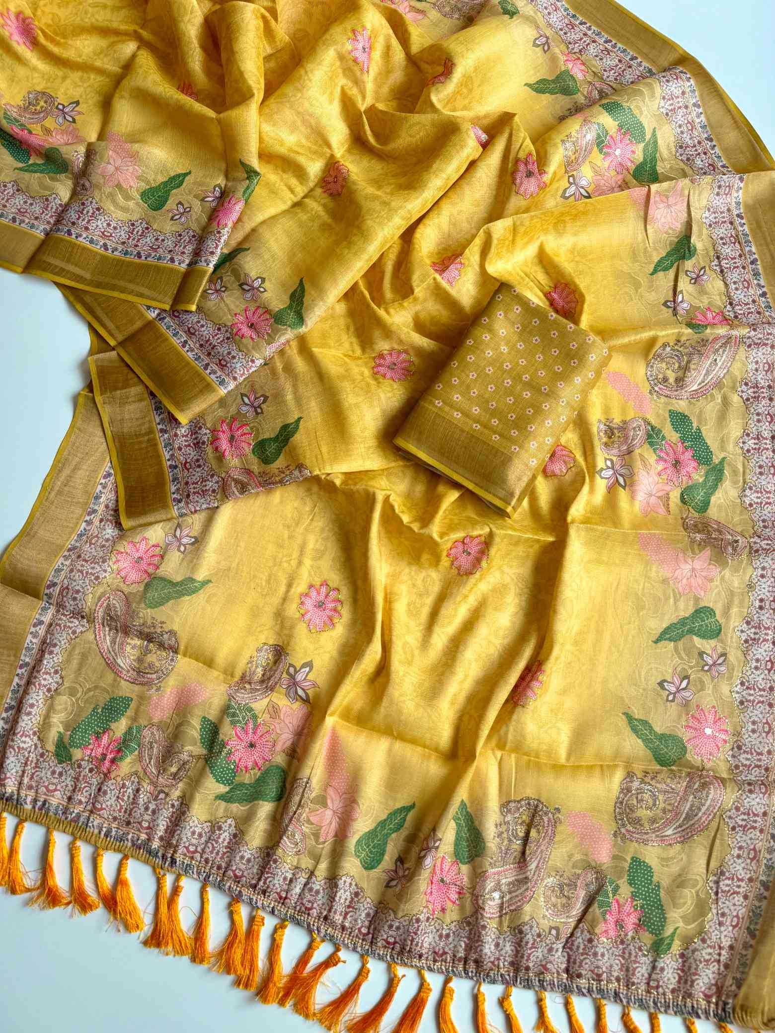 Shimmer Silk Designer Saree