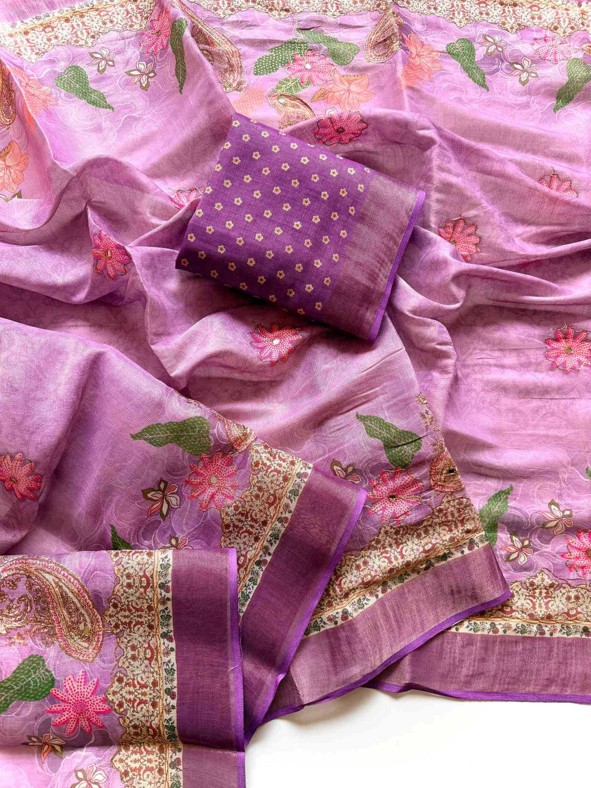 Shimmer Silk Designer Saree