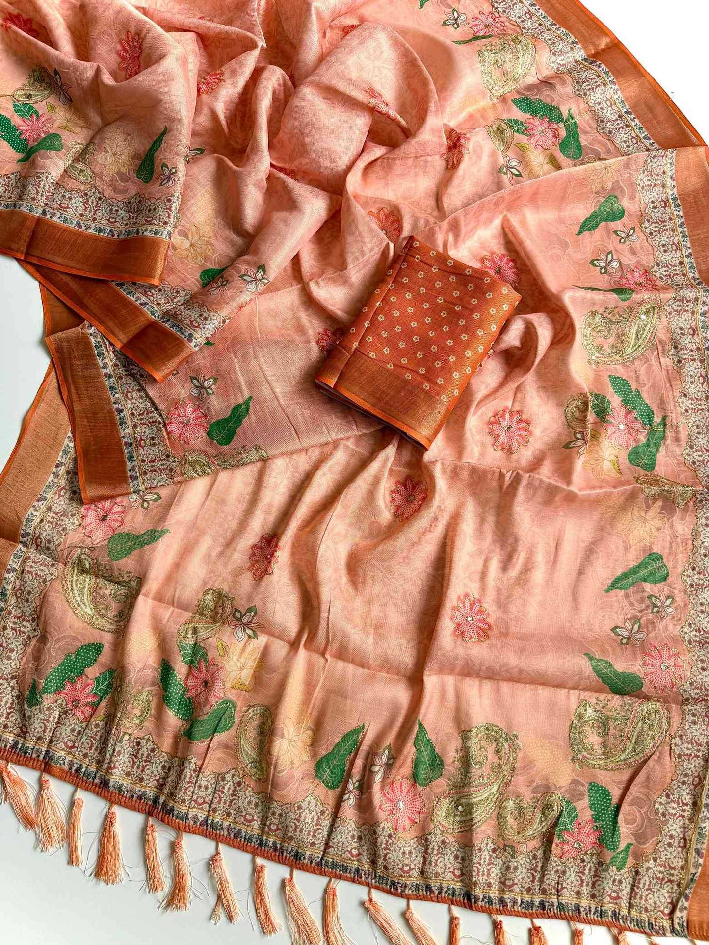 Shimmer Silk Designer Saree