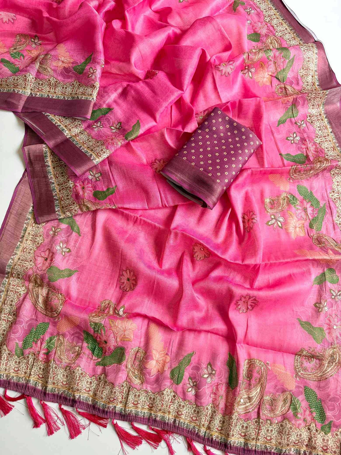 Shimmer Silk Designer Saree