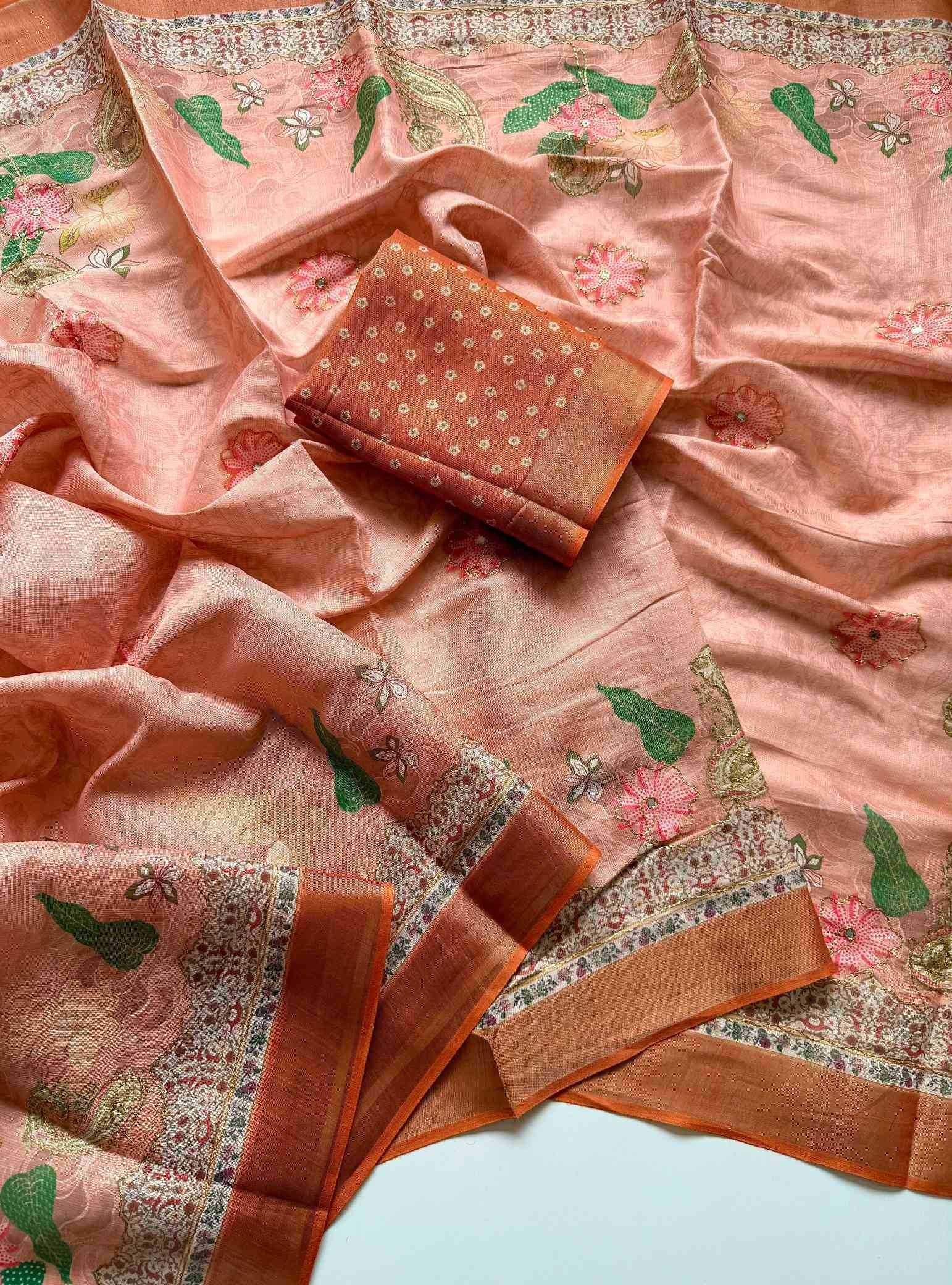 Shimmer Silk Designer Saree