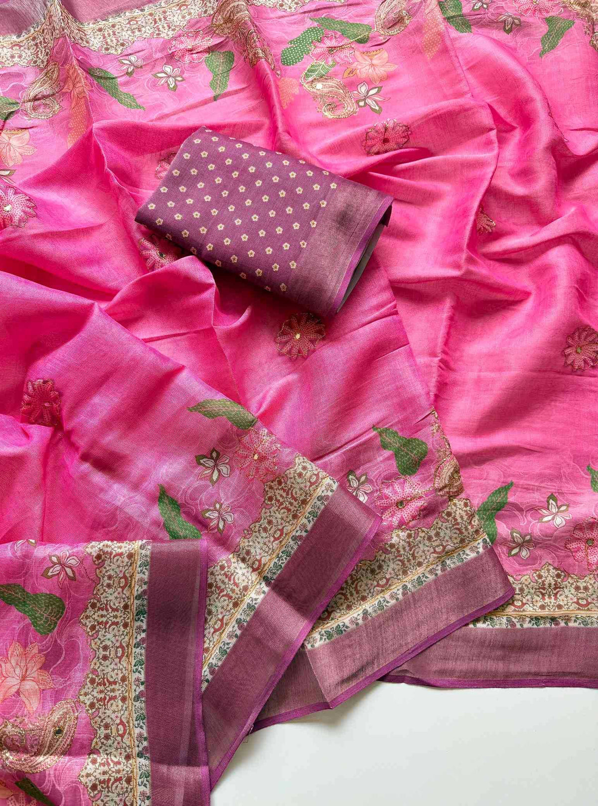 Shimmer Silk Designer Saree