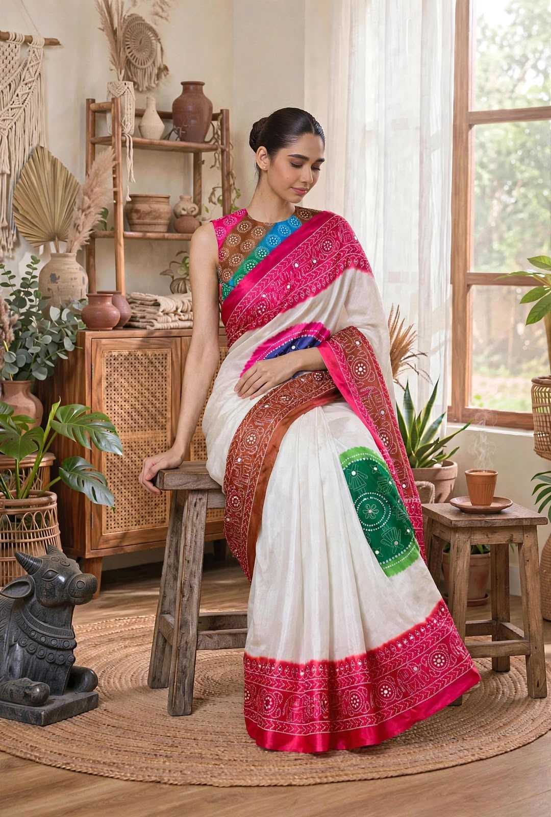 Chinon Designer Saree
