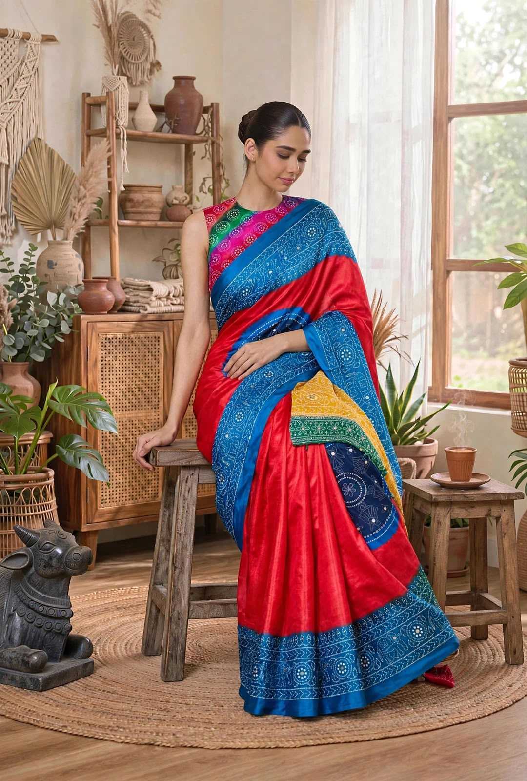 Chinon Designer Saree