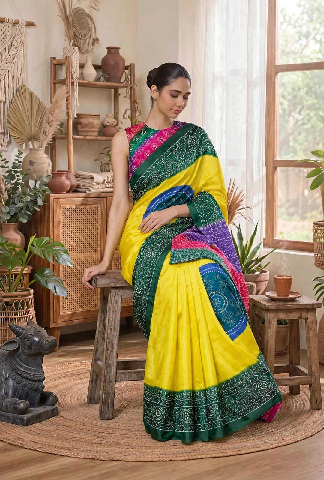 Chinon Designer Saree