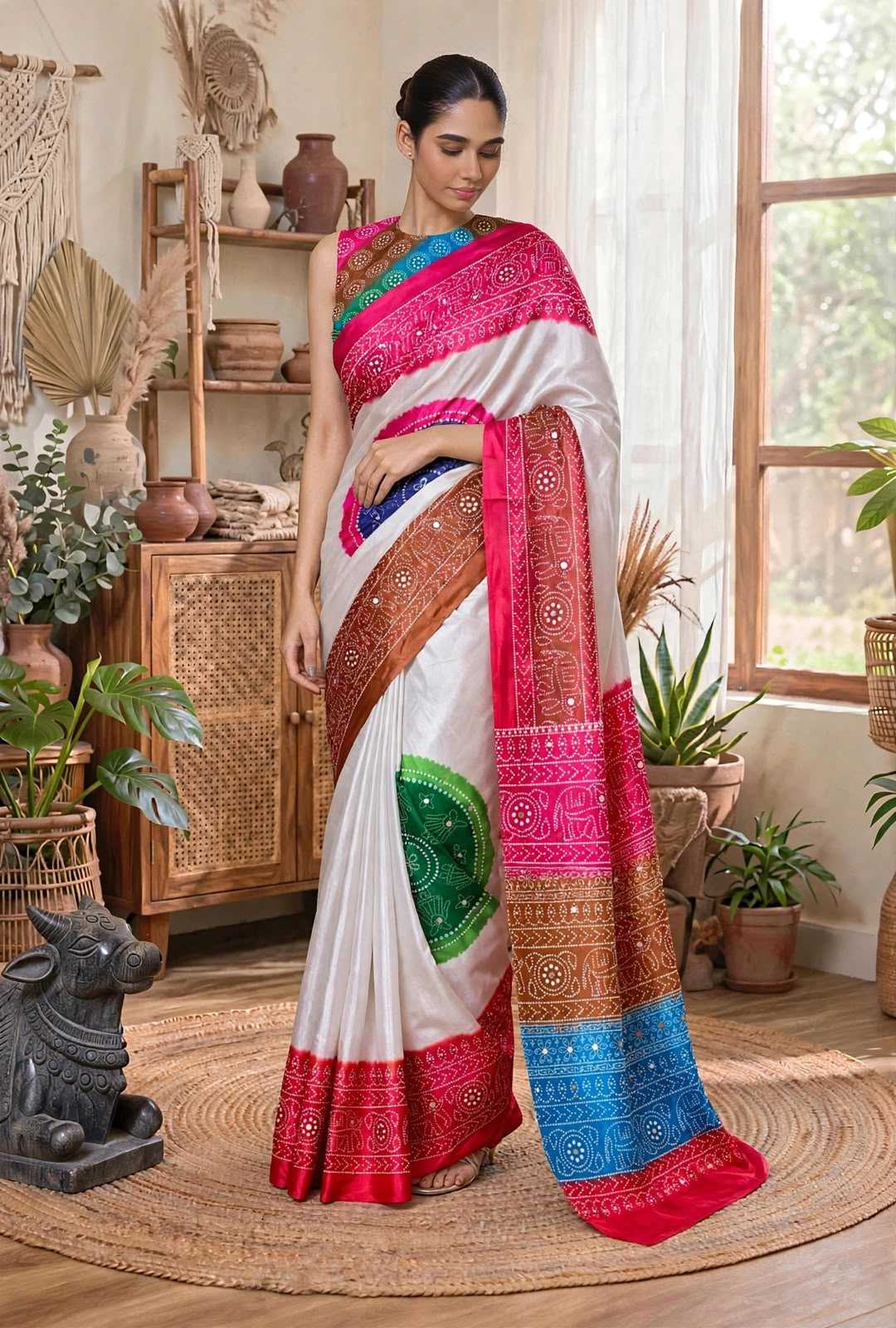 Chinon Designer Saree