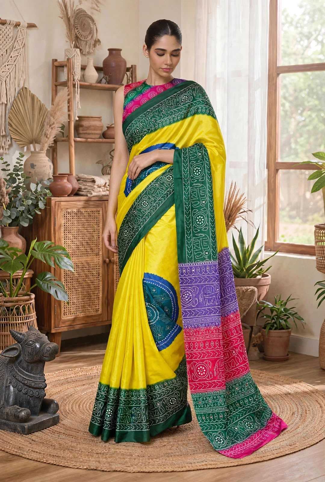Chinon Designer Saree