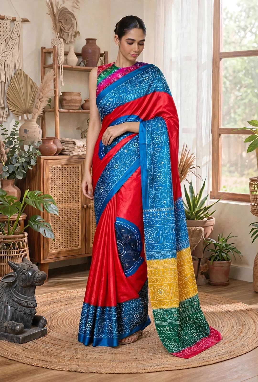 Chinon Designer Saree