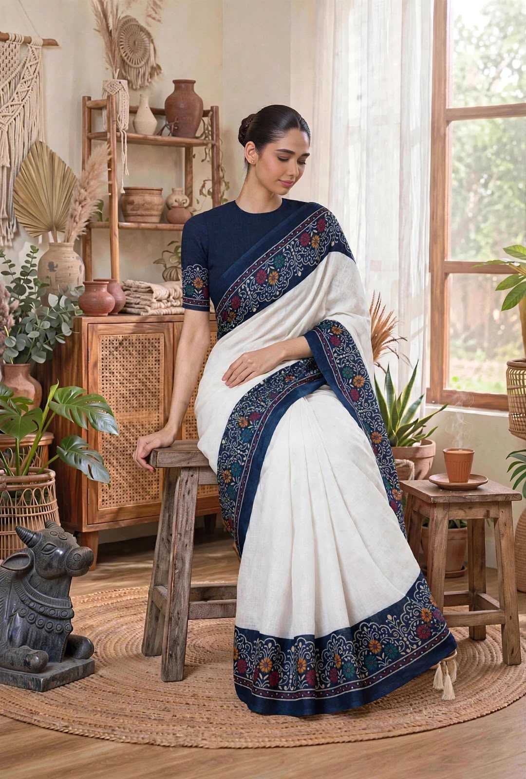 Soft Cotton Fancy Saree