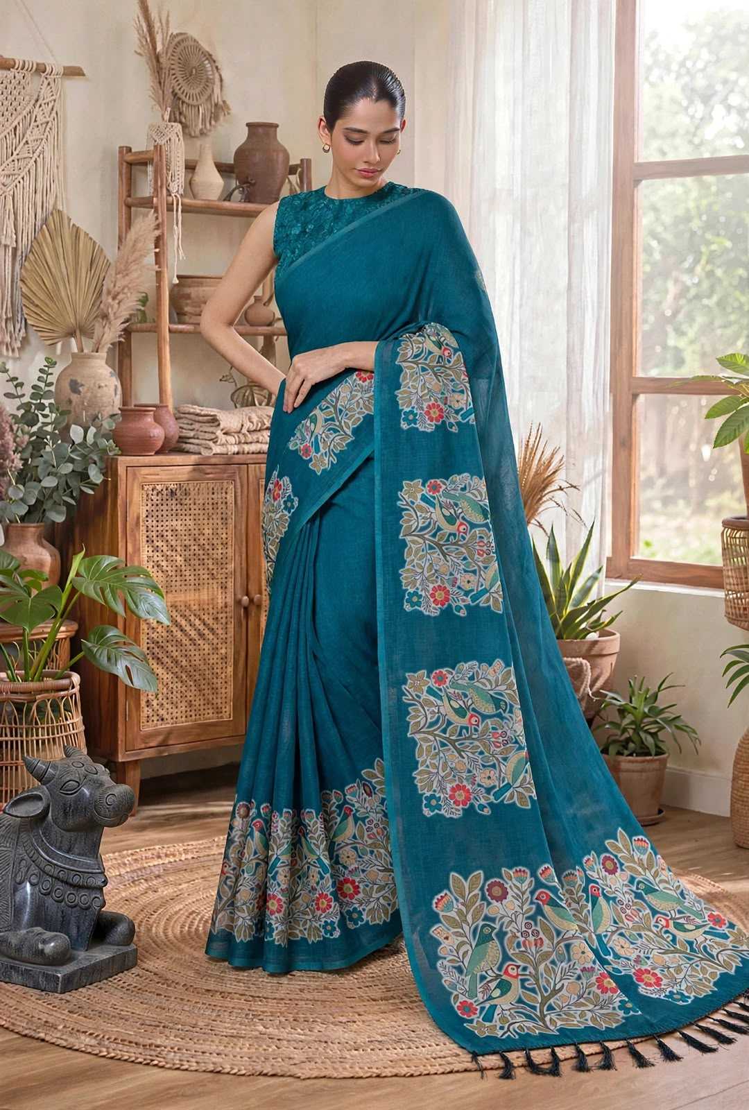 Soft Cotton Fancy Saree
