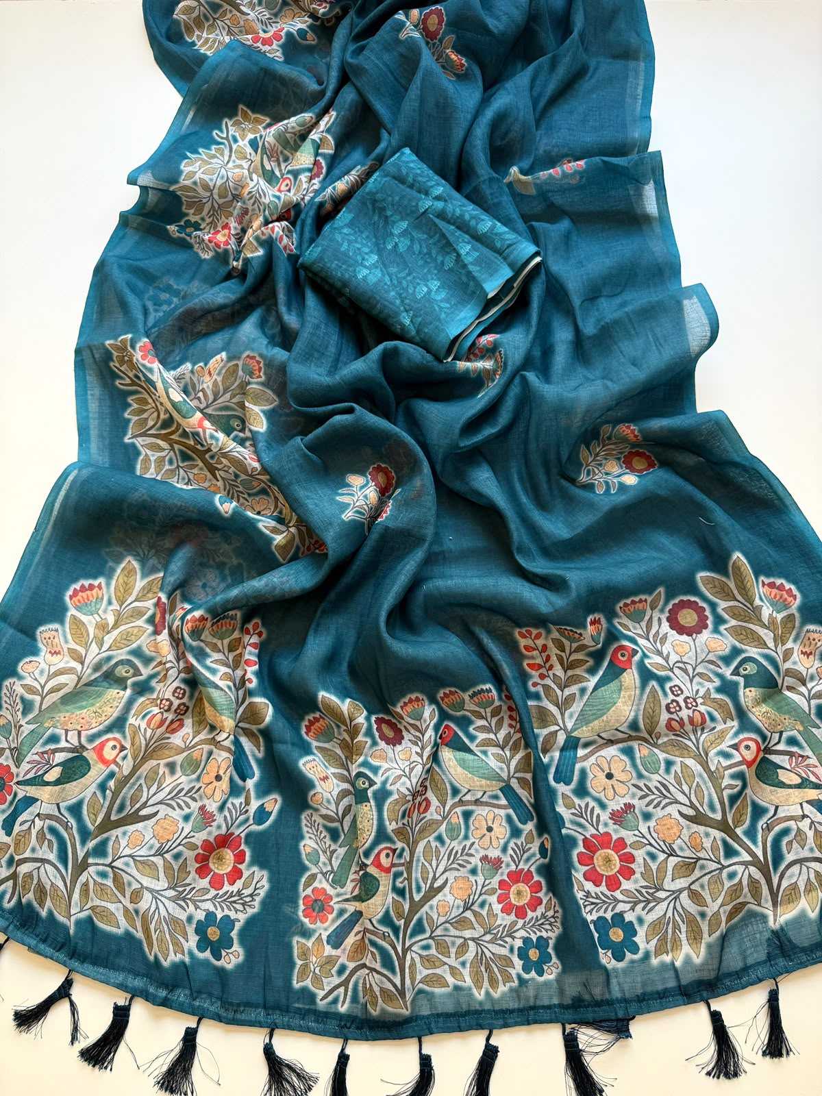Soft Cotton Fancy Saree