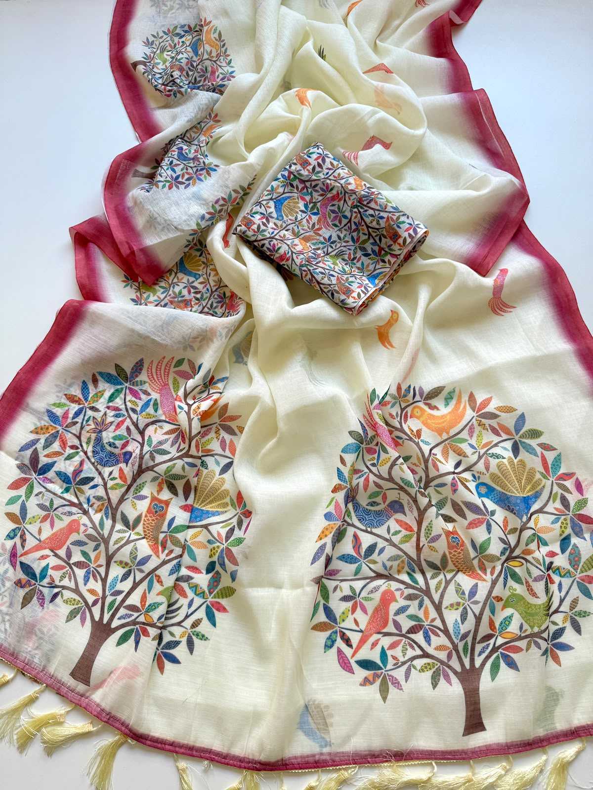 Soft Cotton Fancy Saree
