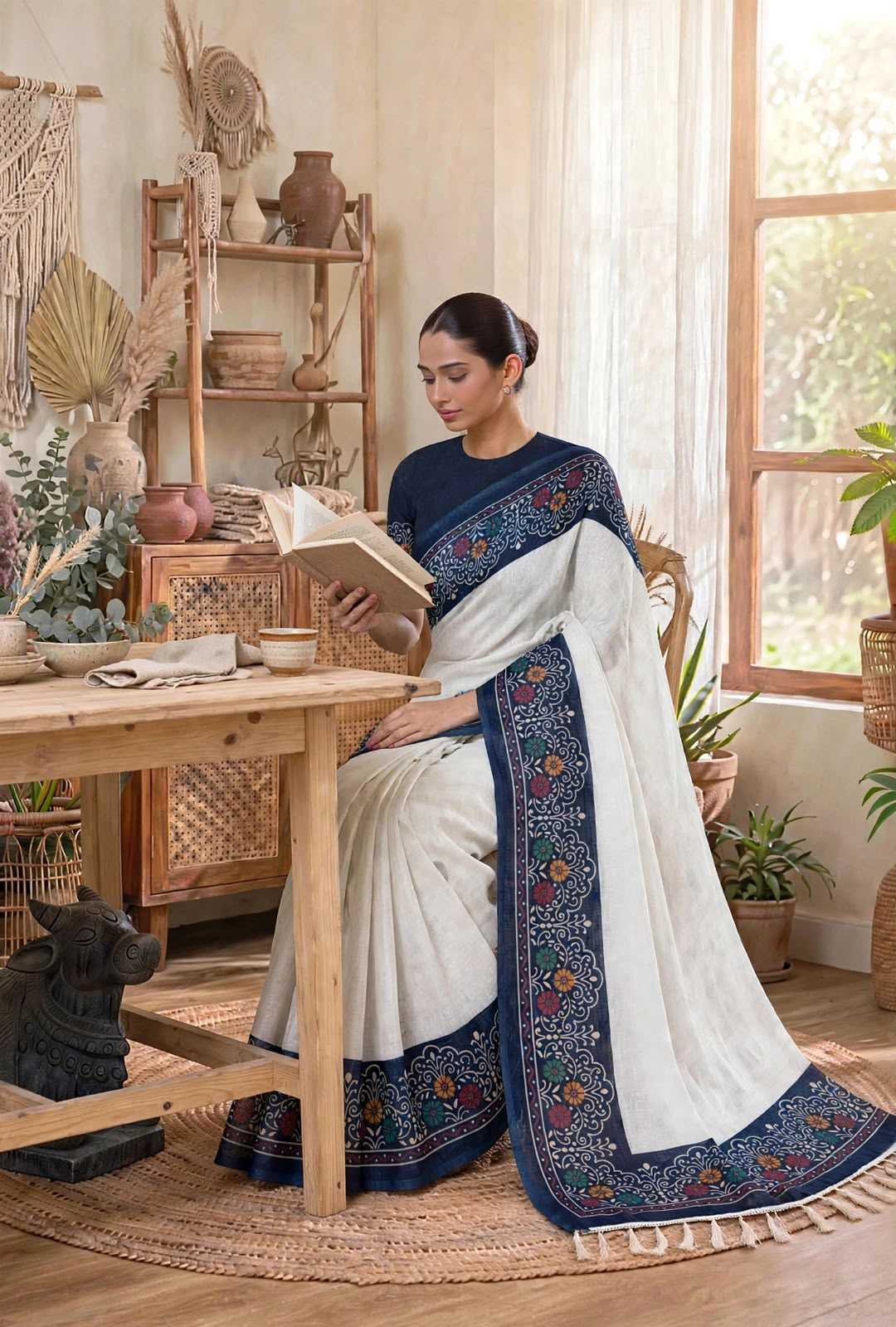 Soft Cotton Fancy Saree