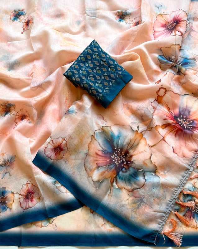 Soft Cotton Printed Saree