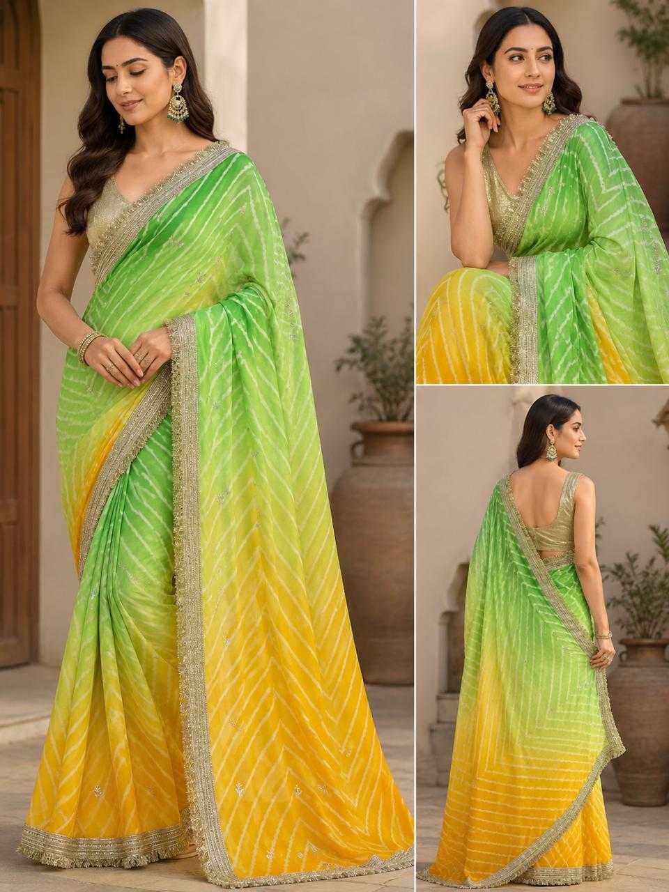 Akshara Premium Georgette Printed Saree