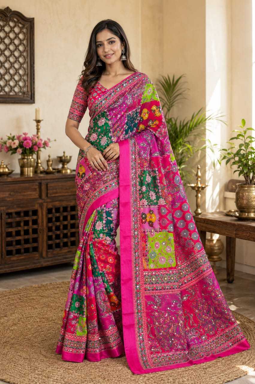 Anaya Chinon Silk Soft Saree