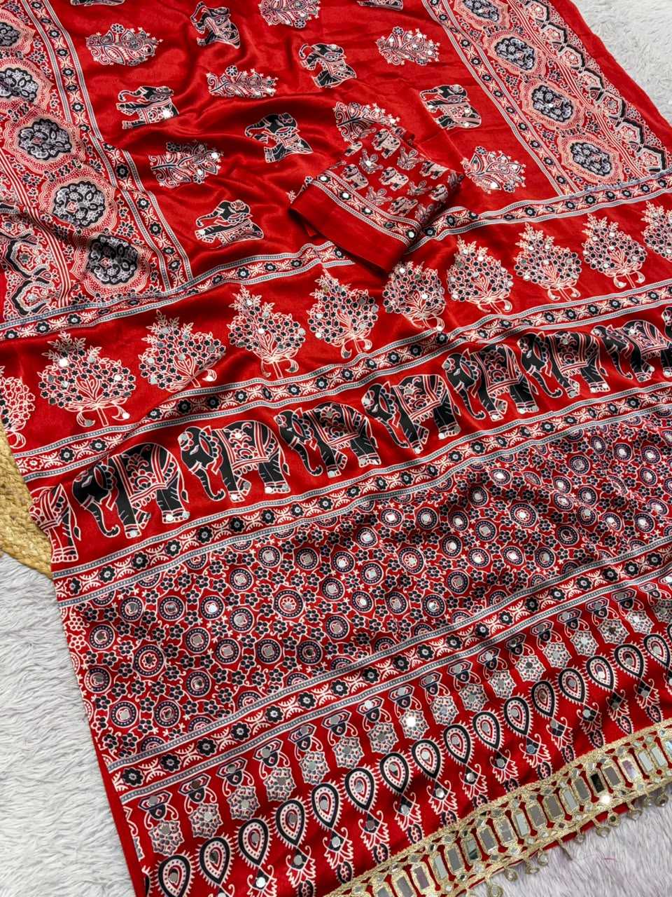 Anvi Crepe Heavy Work Saree