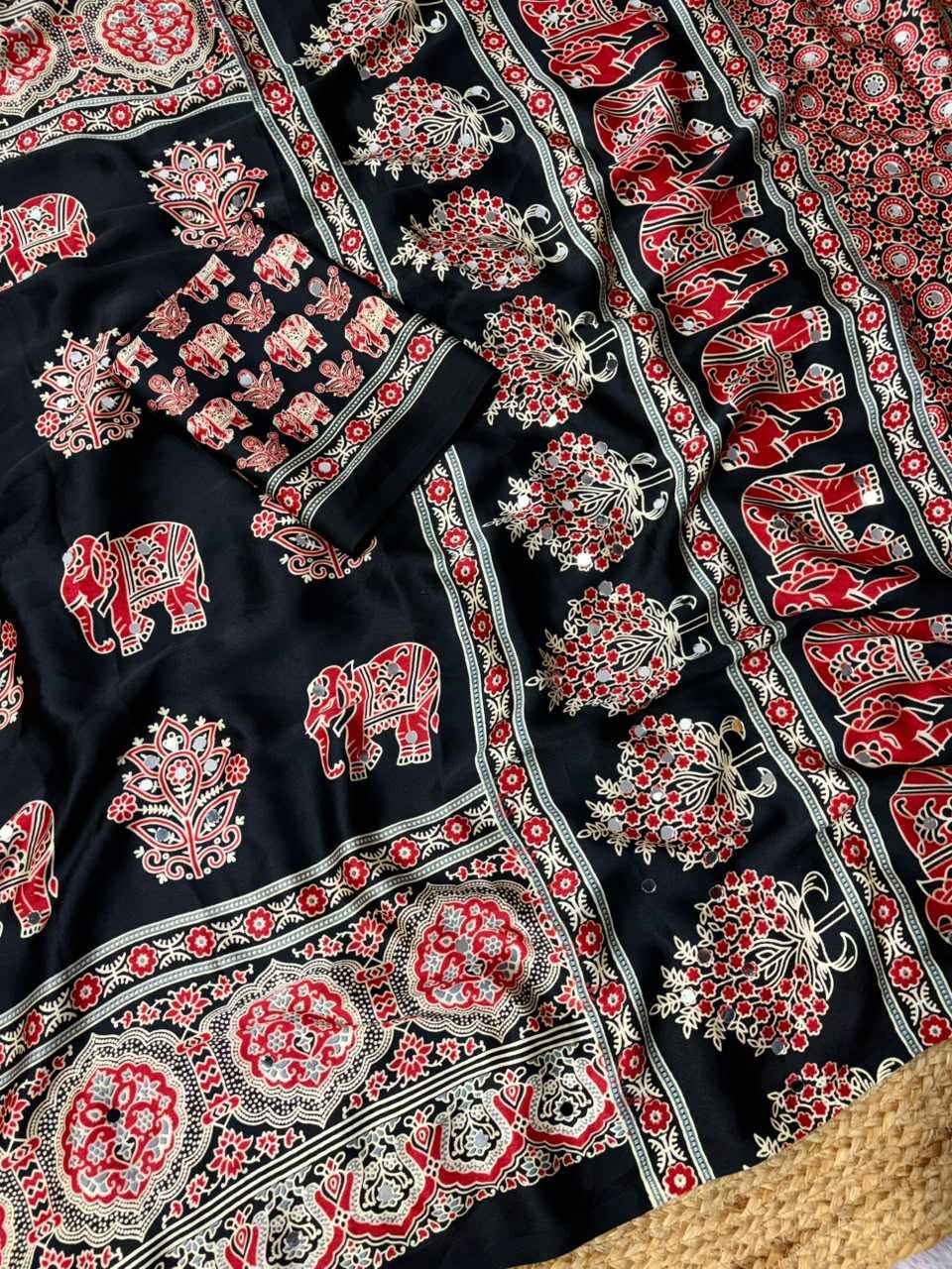 Anvi Crepe Heavy Work Saree
