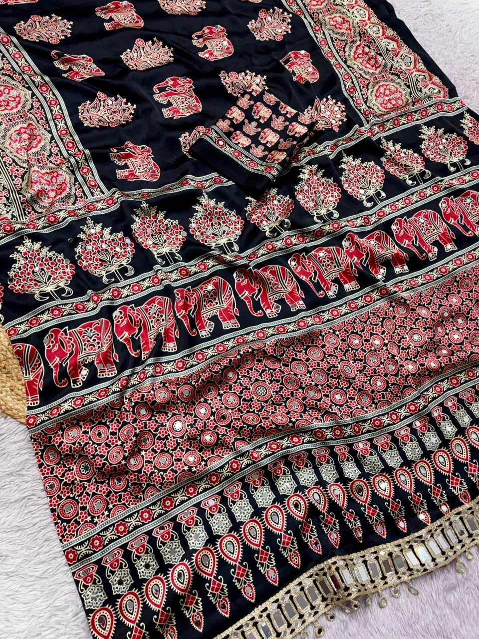 Anvi Crepe Heavy Work Saree