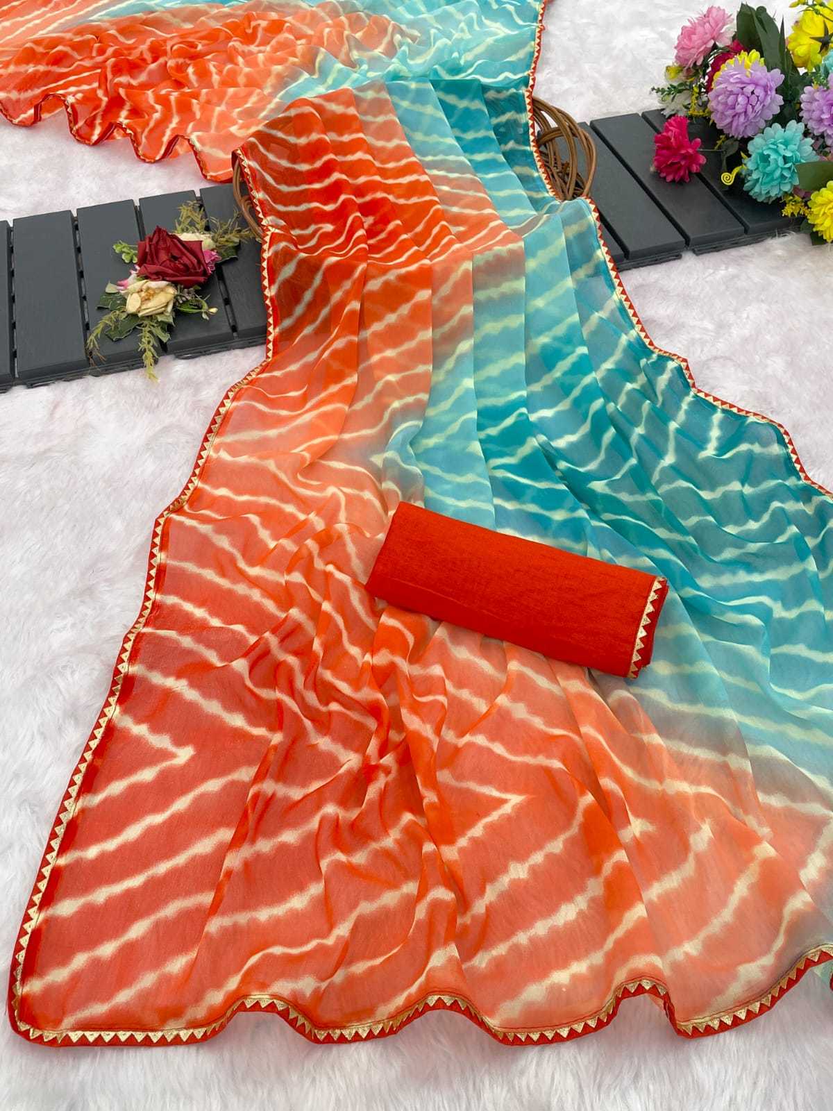 Printed Saree
