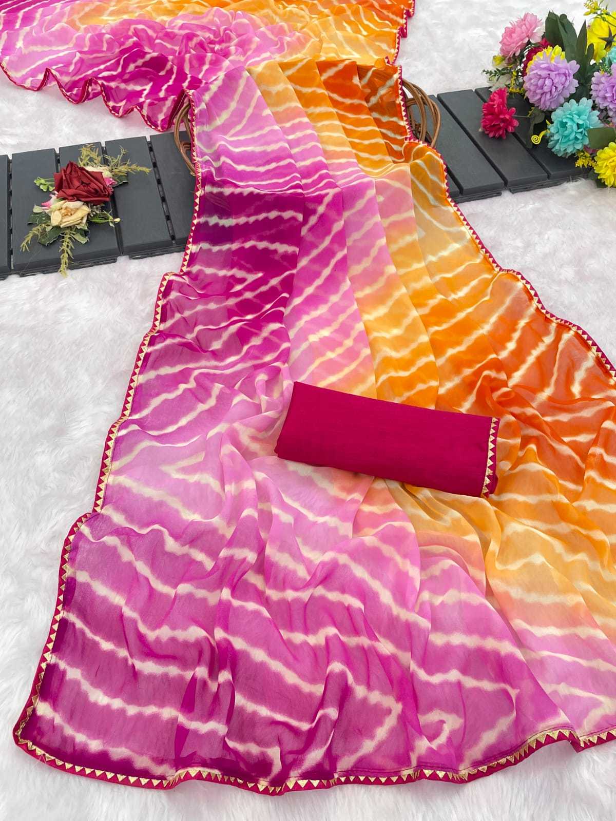 Printed Saree