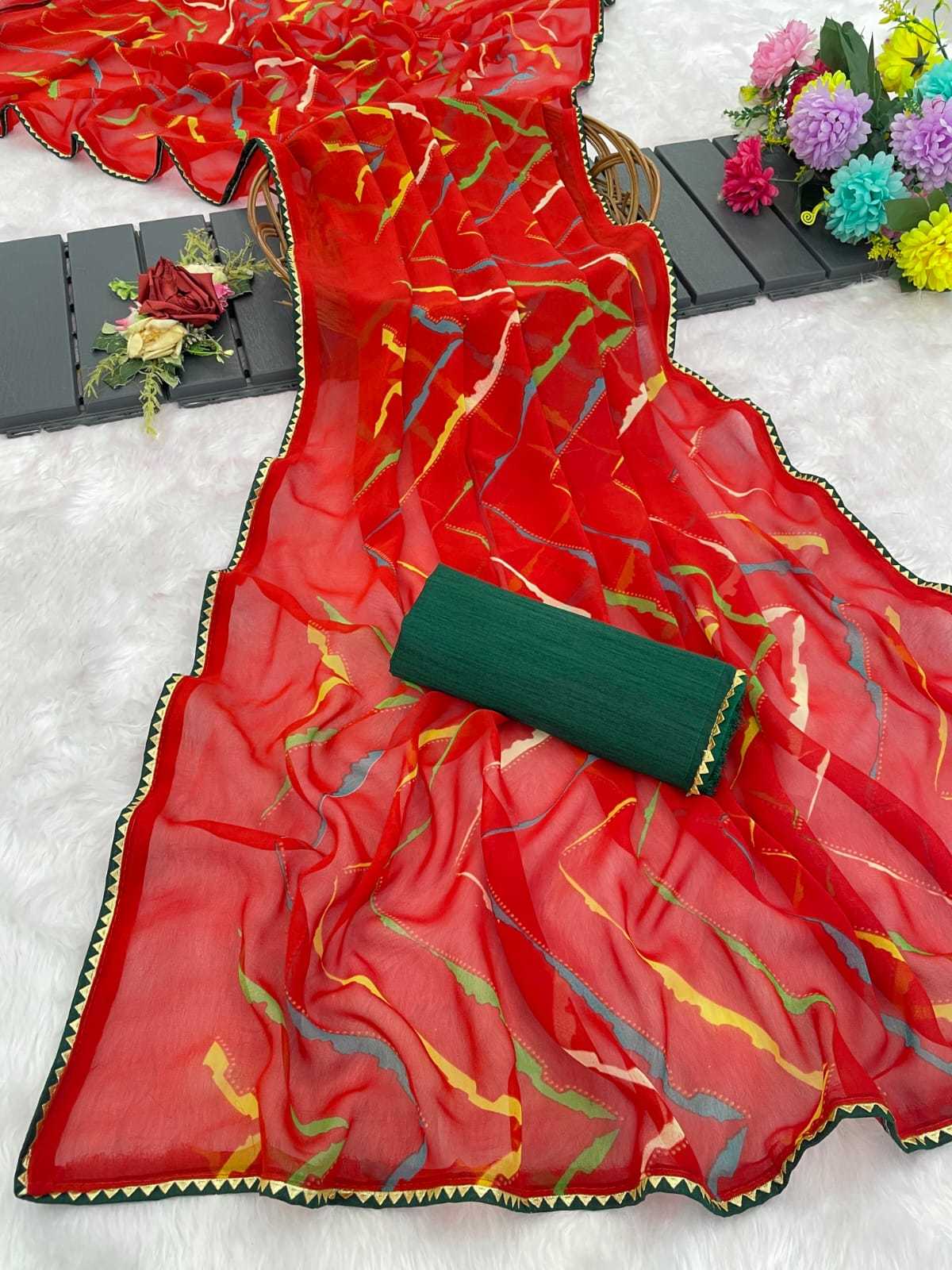 Printed Saree