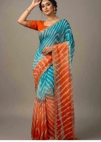Georgette Fancy Saree