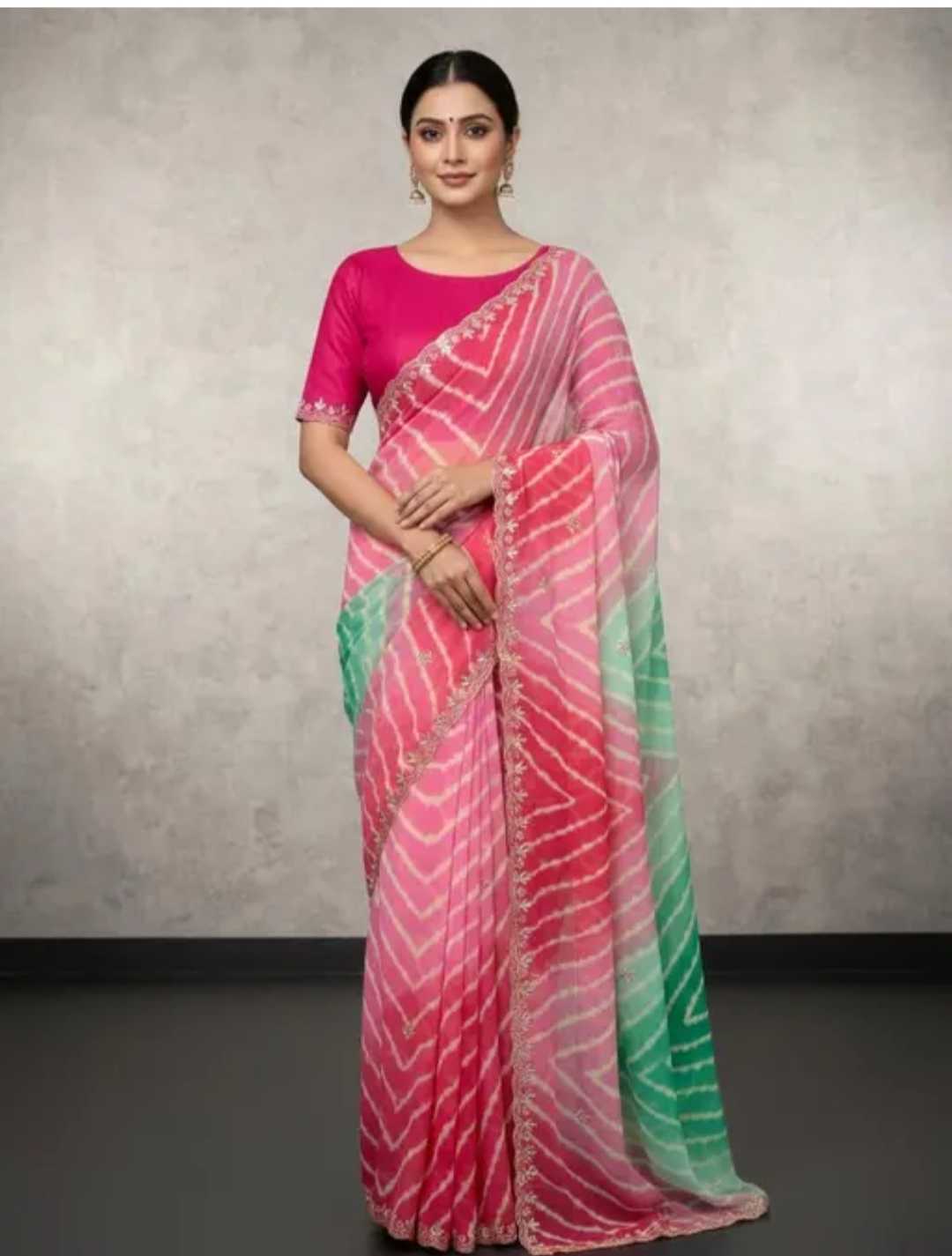 Georgette Fancy Saree