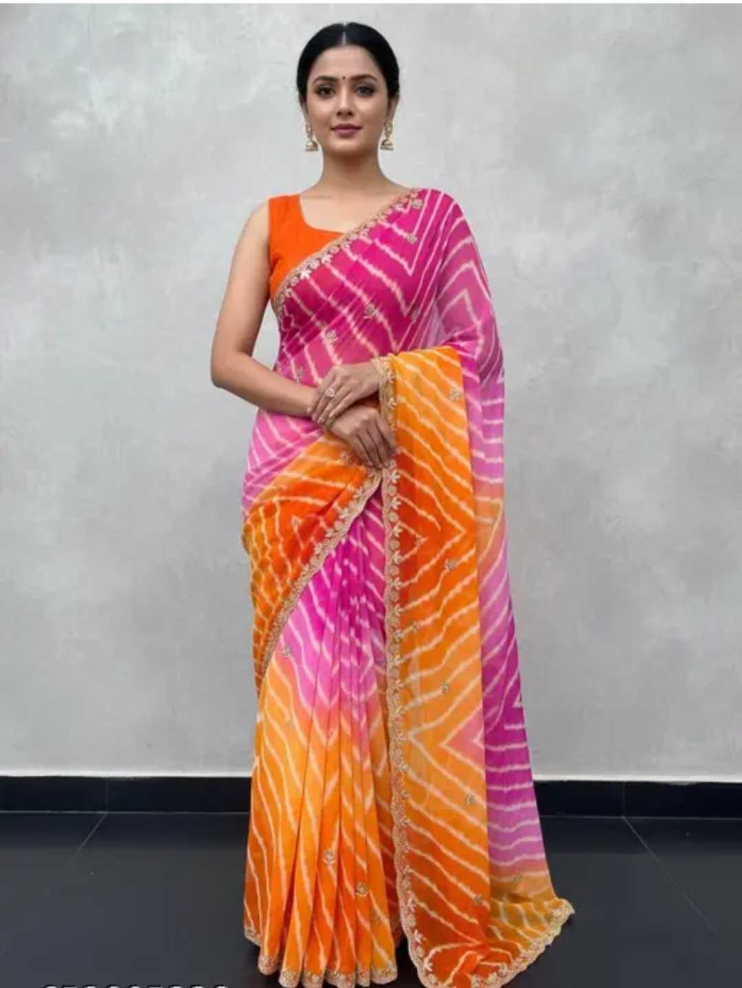 Georgette Fancy Saree