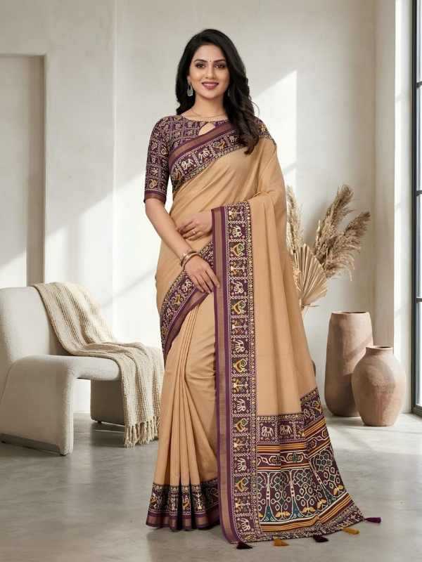 Printed Saree