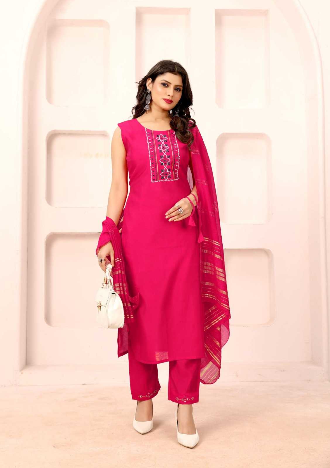 Heavy Roman Silk Casual Kurti