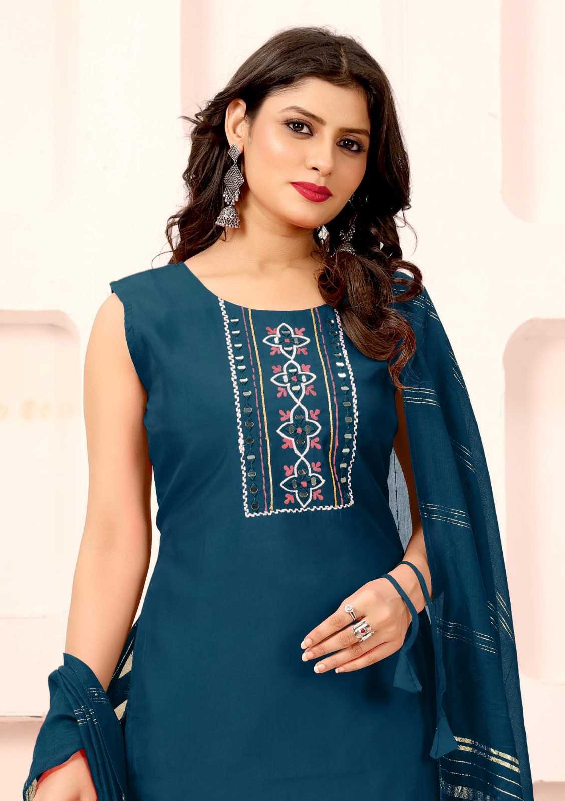 Heavy Roman Silk Casual Kurti